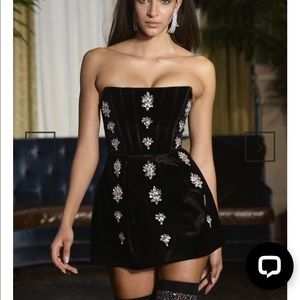 Bronx & Banco size small corset jewel dress